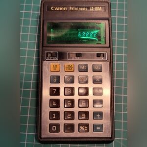 Retro Calculator Canon Palmtronic Ld-10M, Works Tested.